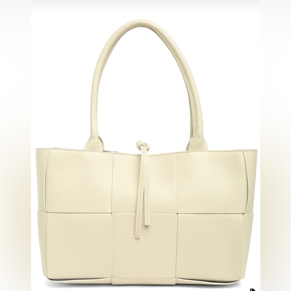 Brand new Woven Leather Top Handle Bag - Picture 1 of 3